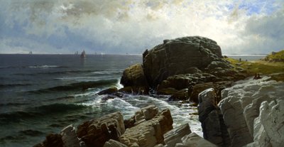 Castle Rock, Marblehead door Alfred Thompson Bricher